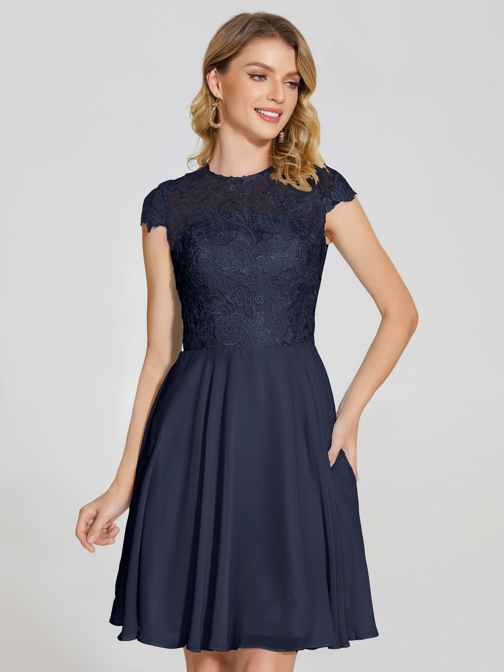 Robe Marine Pour Poupée Jumeau – Taille Petite – Tenue Vintage D'Occasion