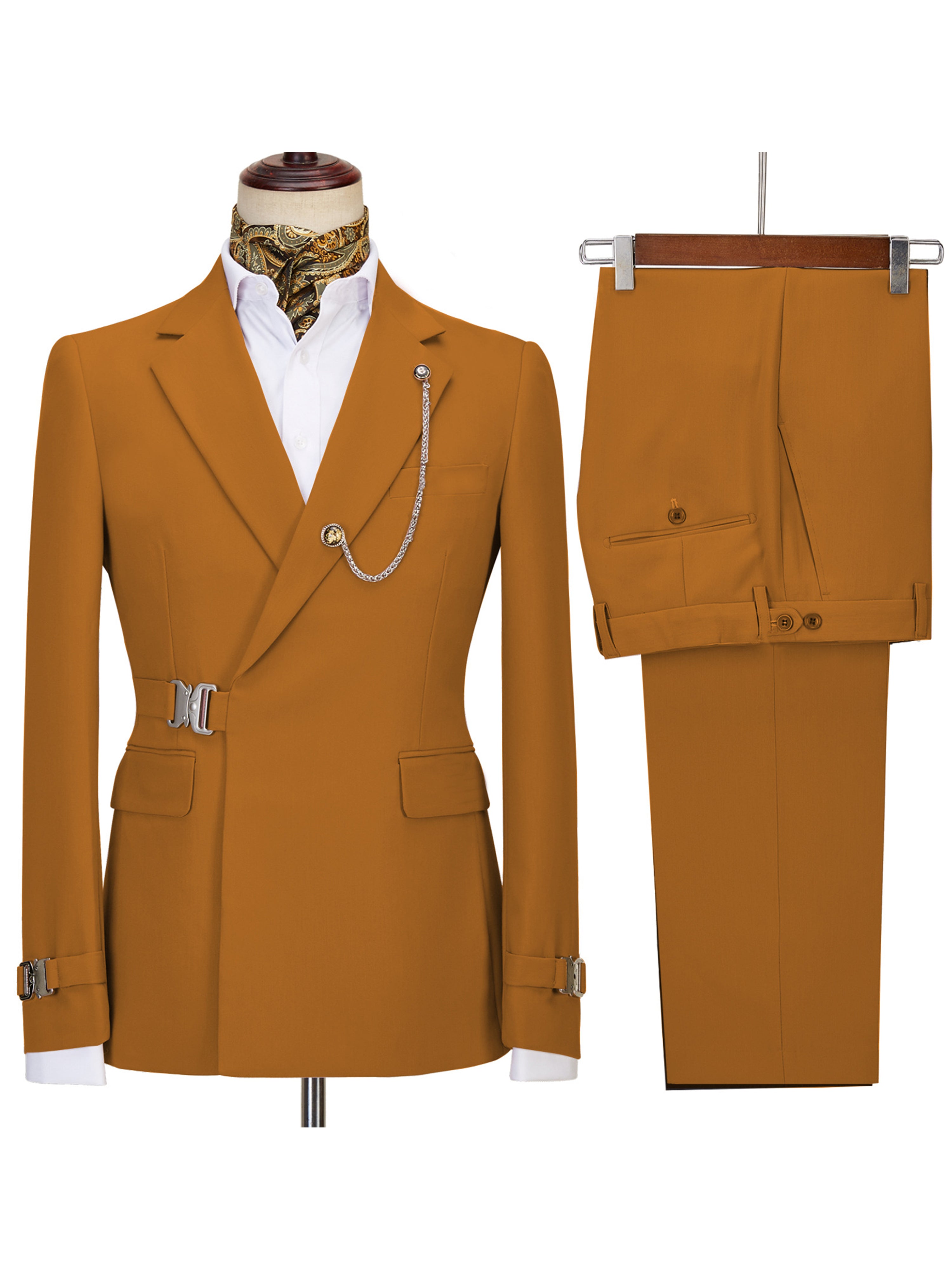 Costume homme deux pièces Style business Coupe ajustée