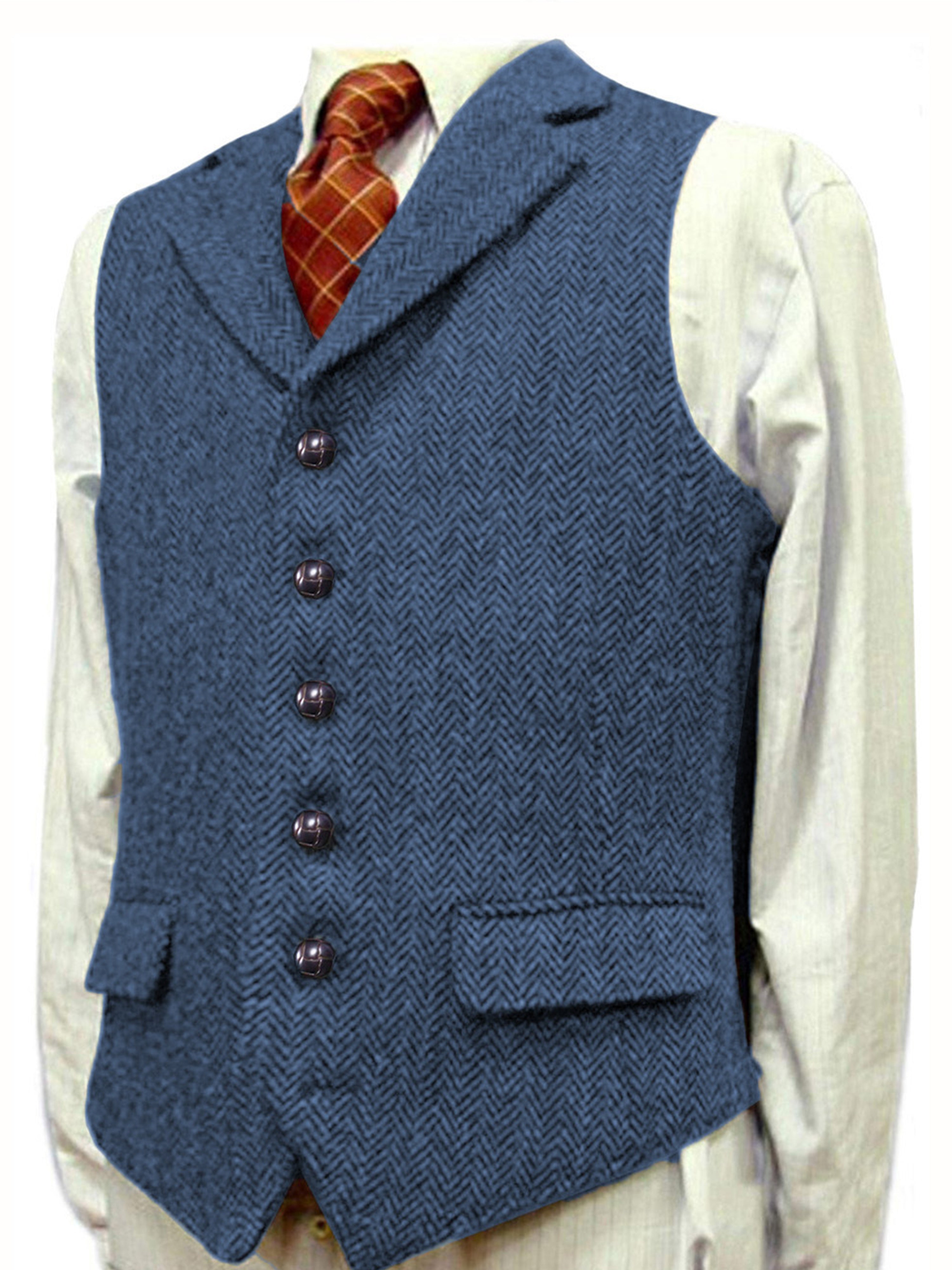 Gilet Homme à chevrons pour Mariage