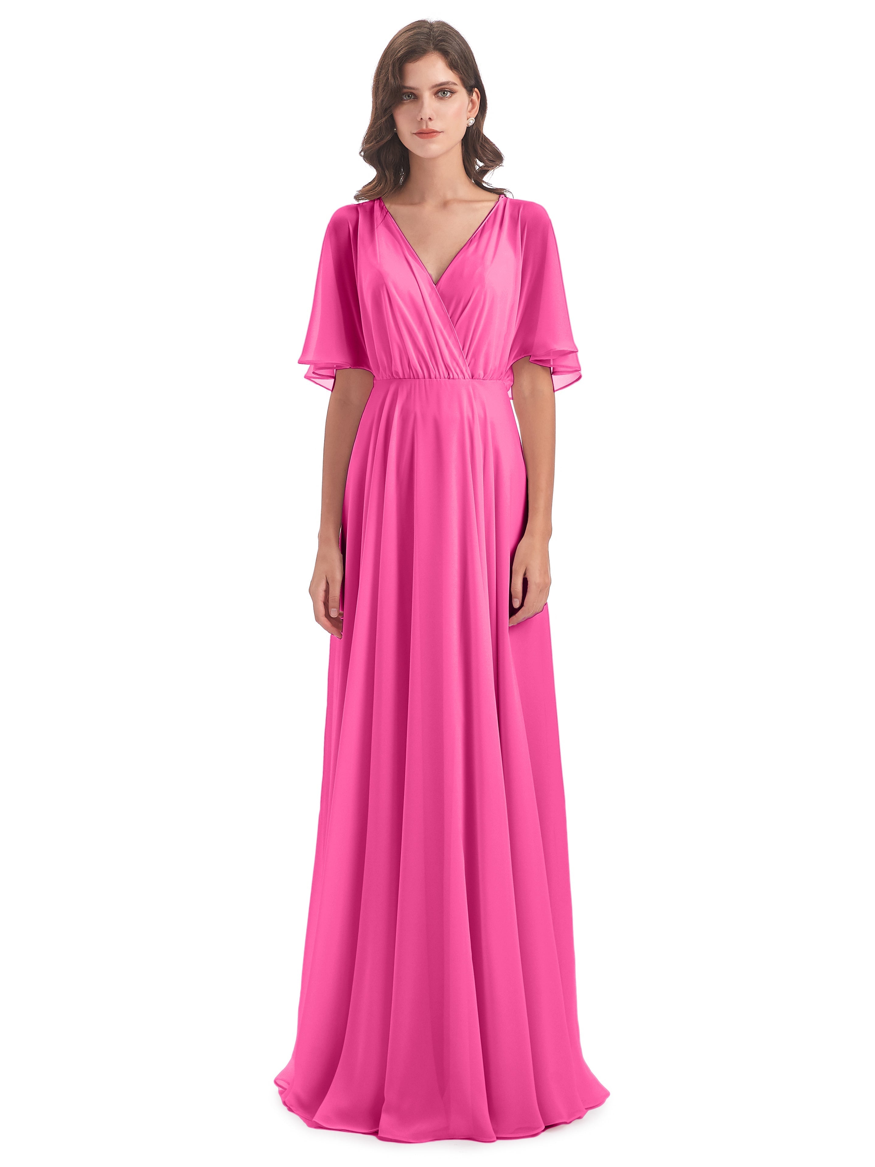 Robe Demoiselle D Honneur Azalée Trapèze Dos En V Robes Demoiselle D'Honneur