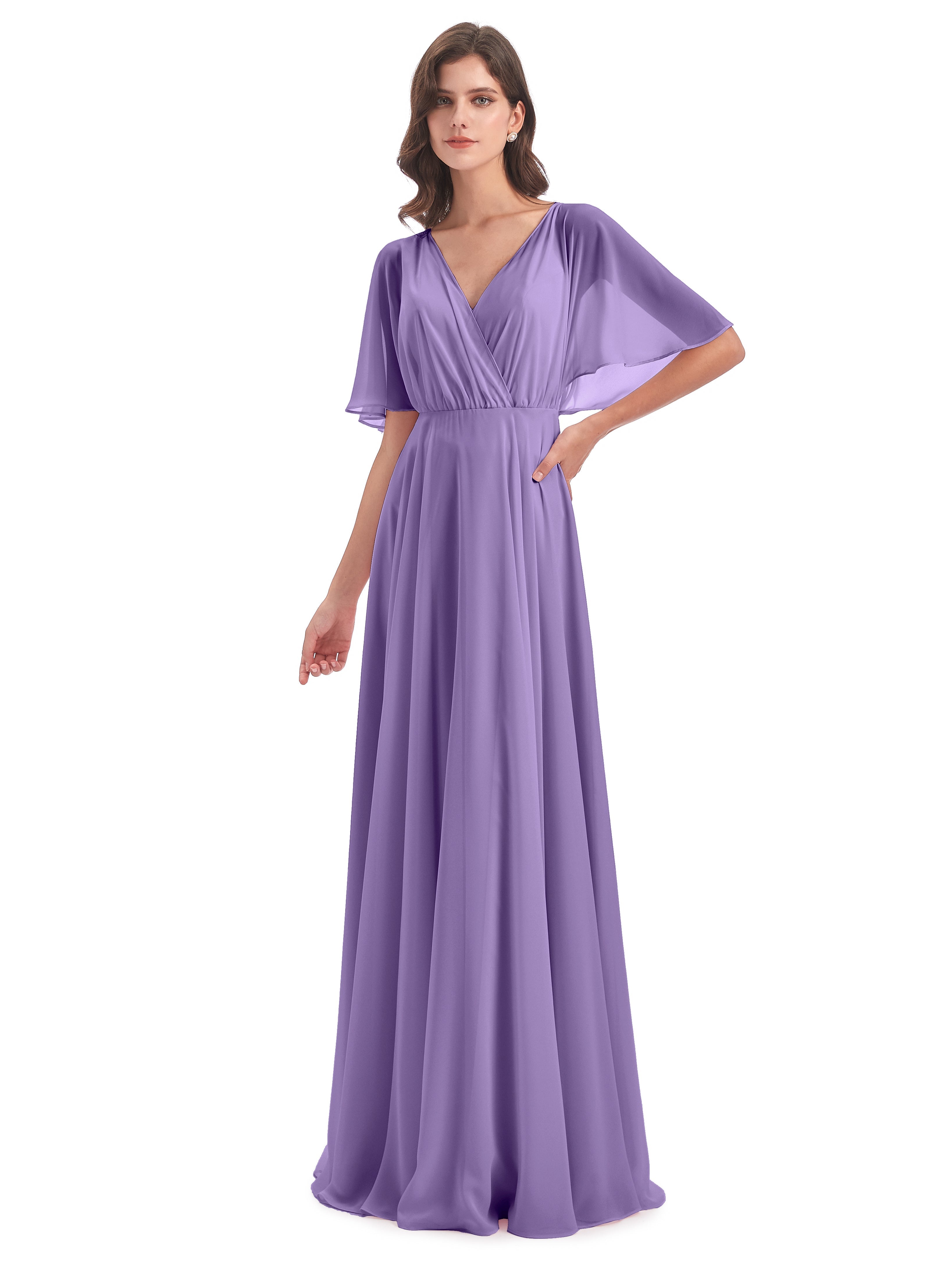 Robes De Demoiselle D'Honneur Tahiti Trapèze Dos En V Robes Demoiselle D'Honneur
