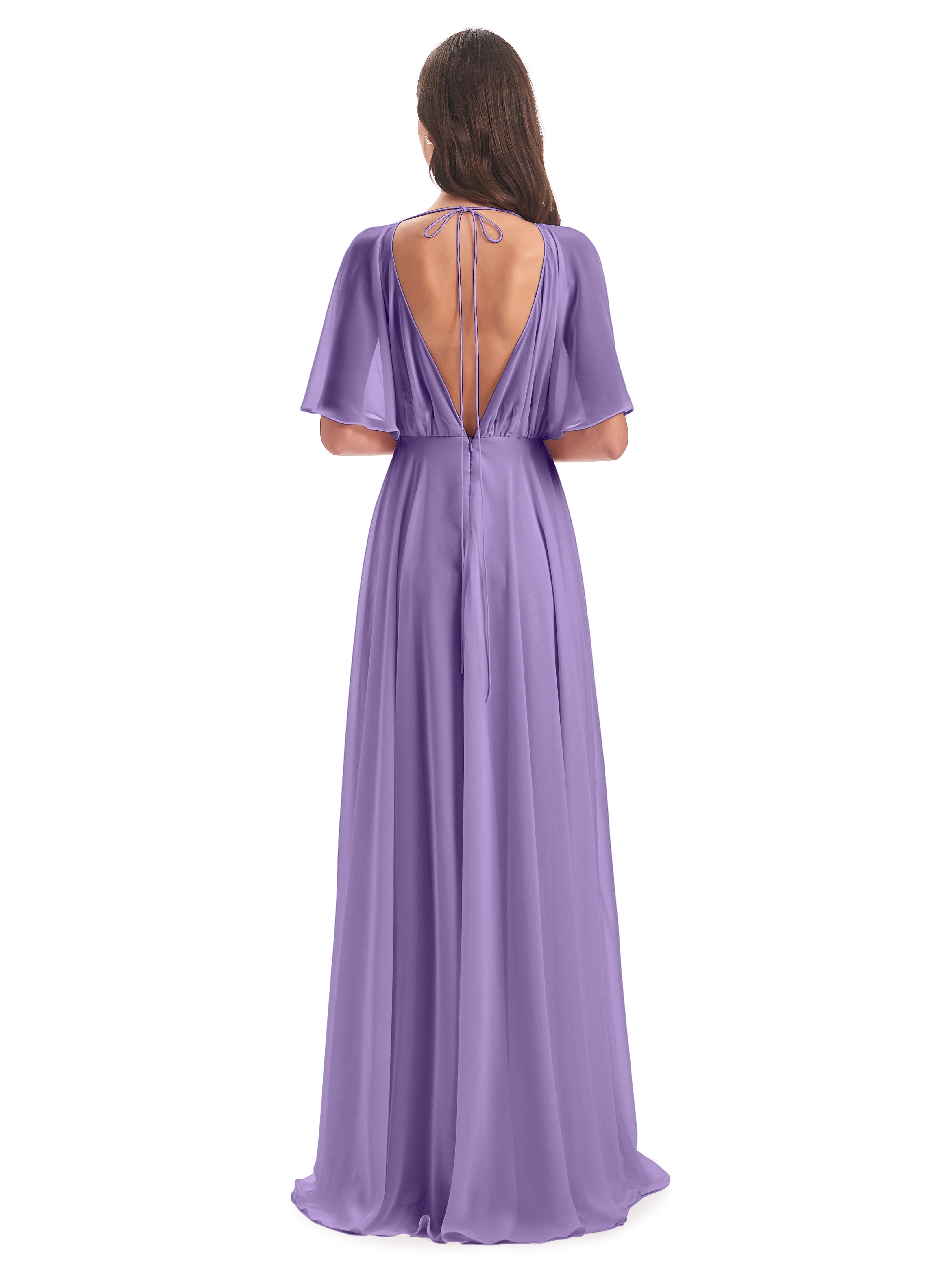 Robes De Demoiselle D'Honneur Tahiti Trapèze Dos En V Robes Demoiselle D'Honneur