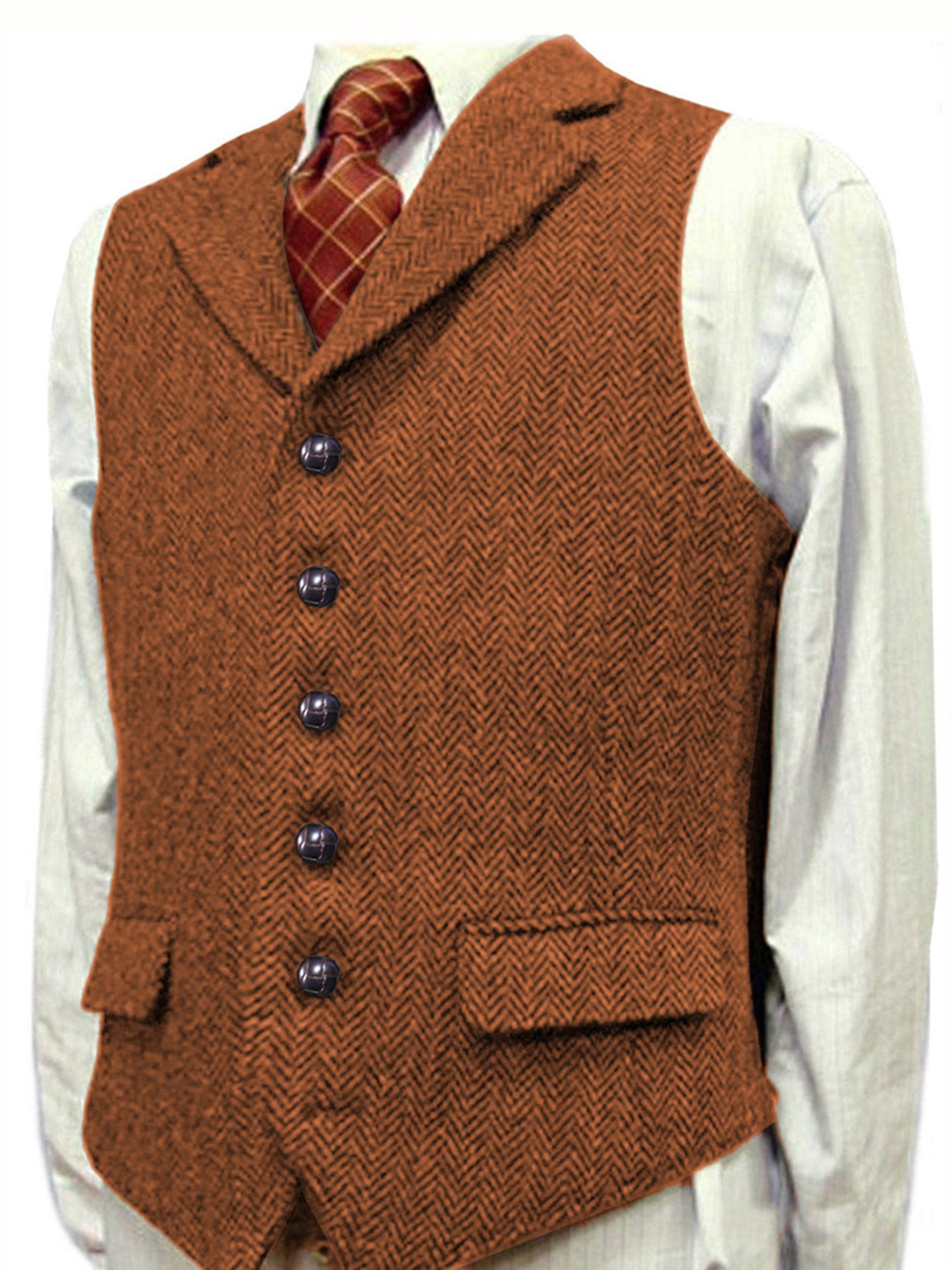 Gilet Homme à chevrons pour Mariage