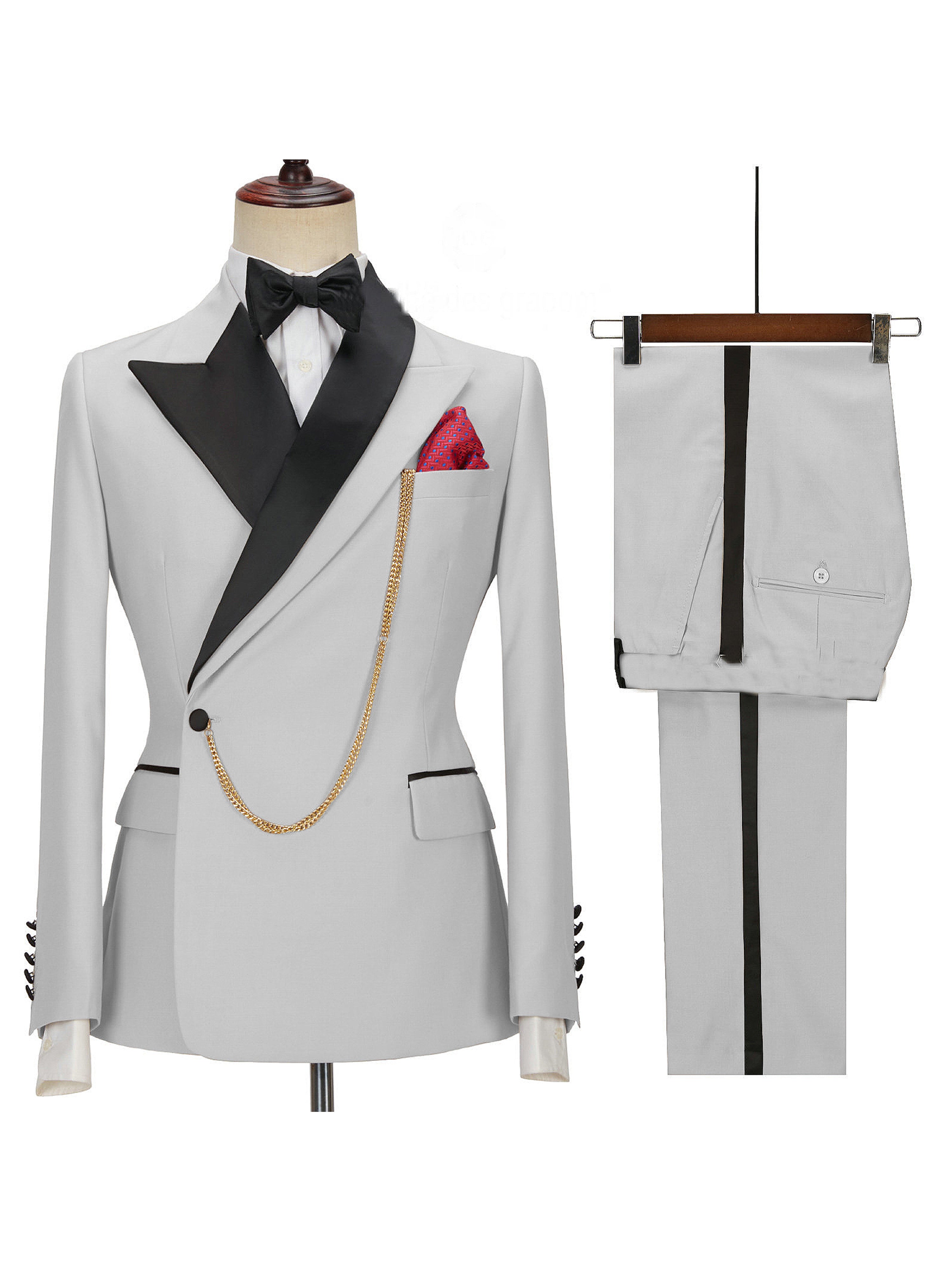 Costume de mariage deux pièces pour Hommes