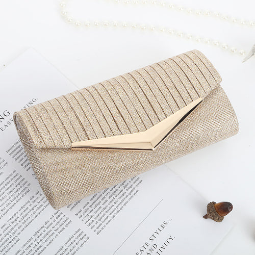 Ele ELEOPTION Pochette De Soirée Strass Pour Femme - Sac Mariage Élégant Noir Taille M
