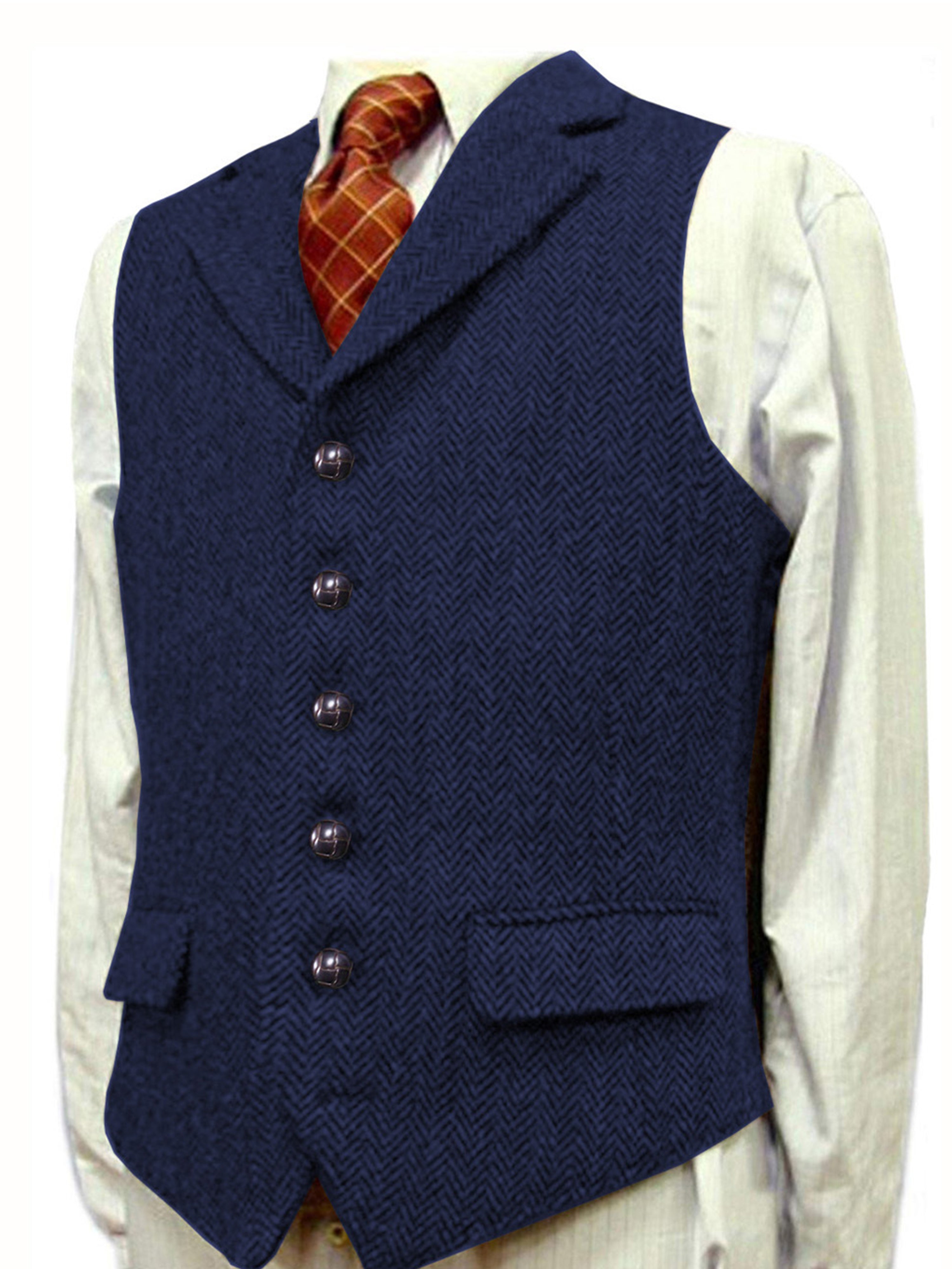 Gilet Homme à chevrons pour Mariage