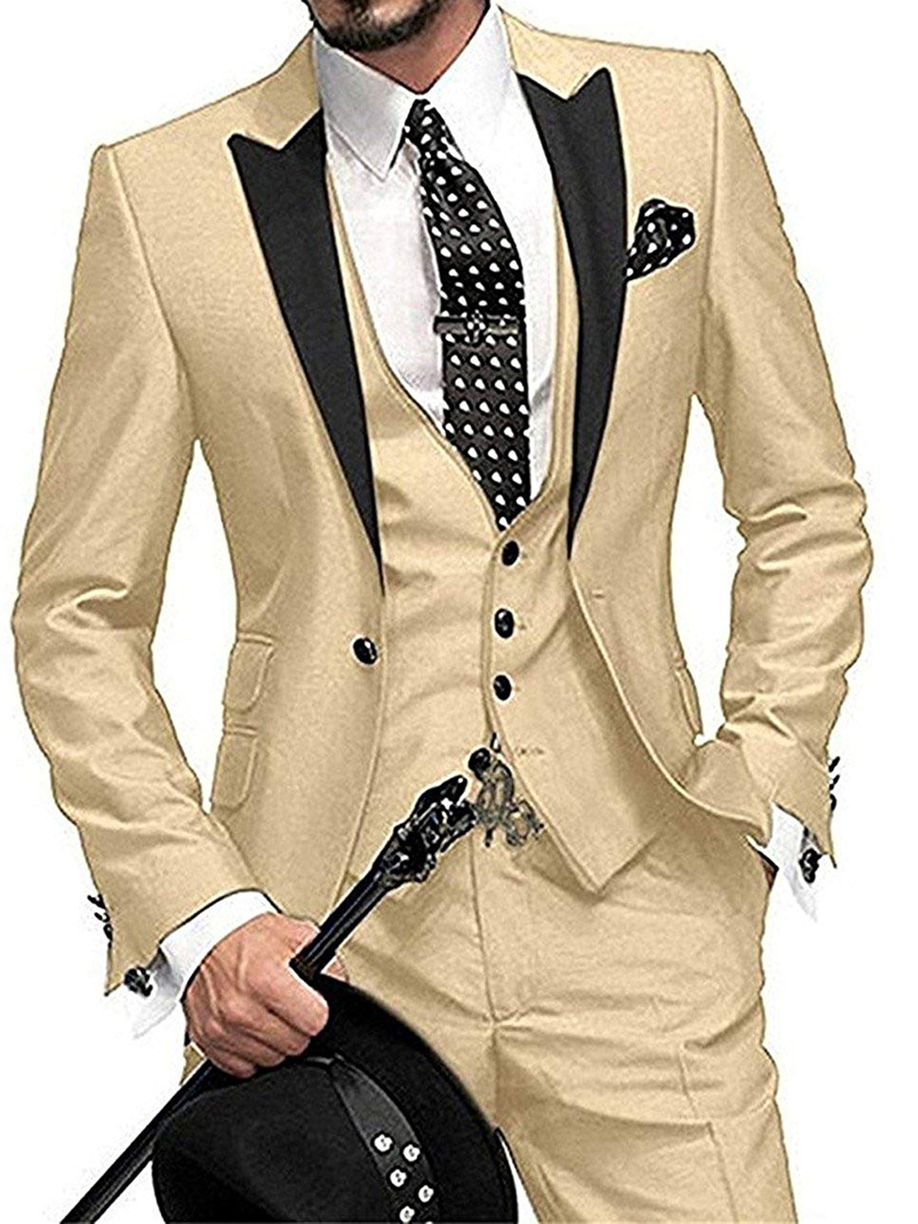 Costume 3 pièces pour homme Costume de mariage