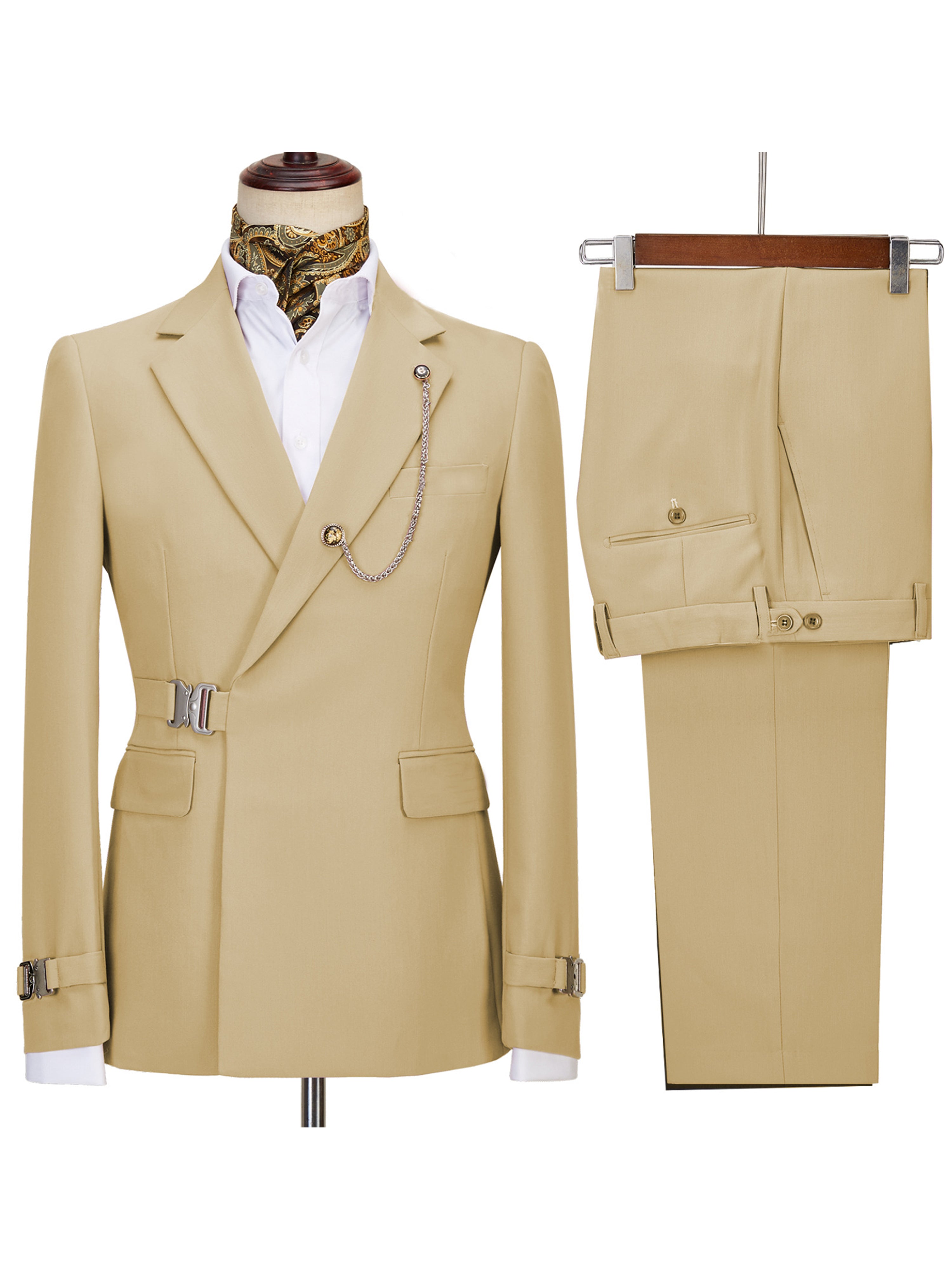 Costume homme deux pièces Style business Coupe ajustée