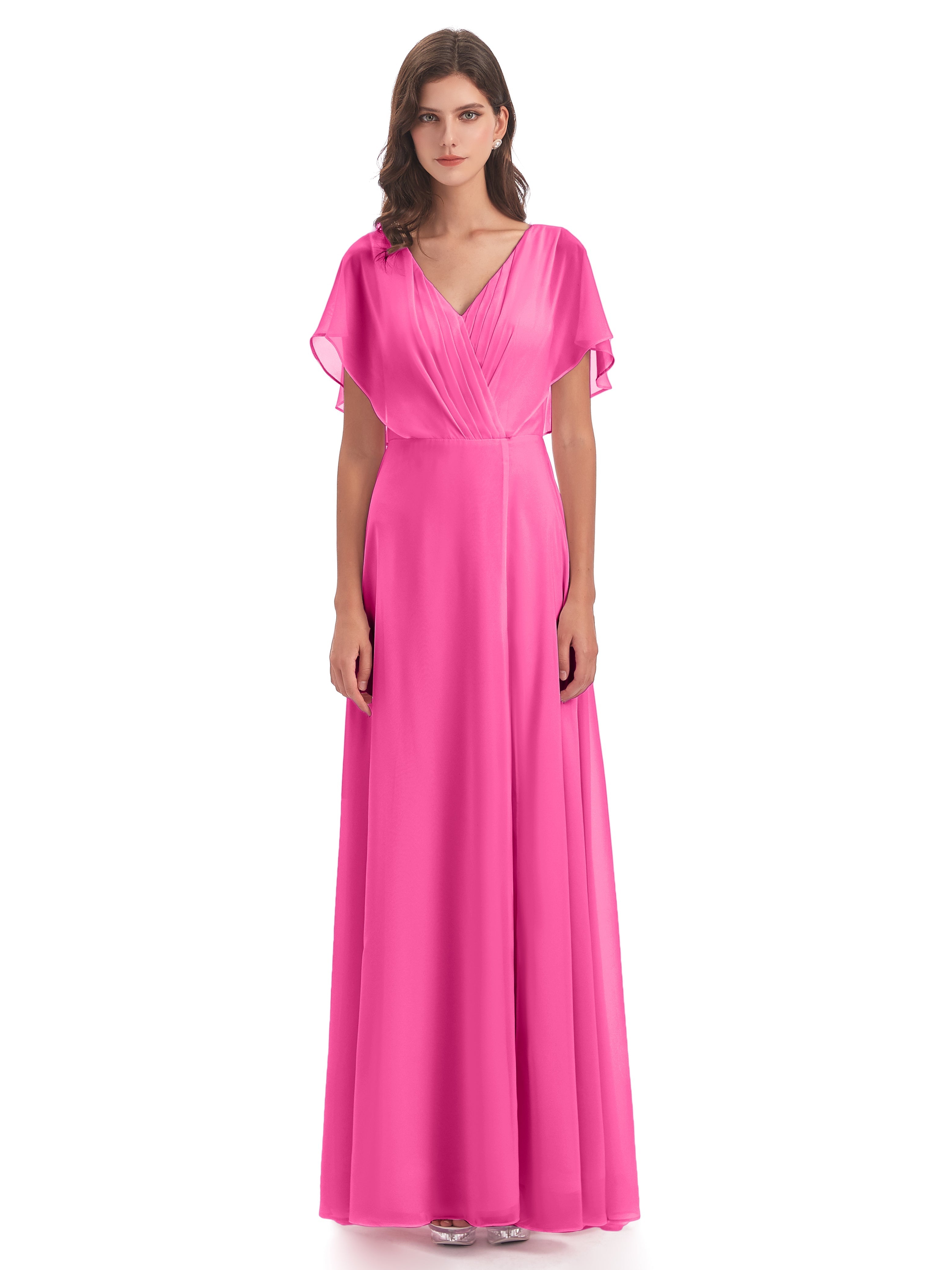 Robe Demoiselle D Honneur Azalée Dos Ouvert Fendue Devant Robes Demoiselle D'Honneur