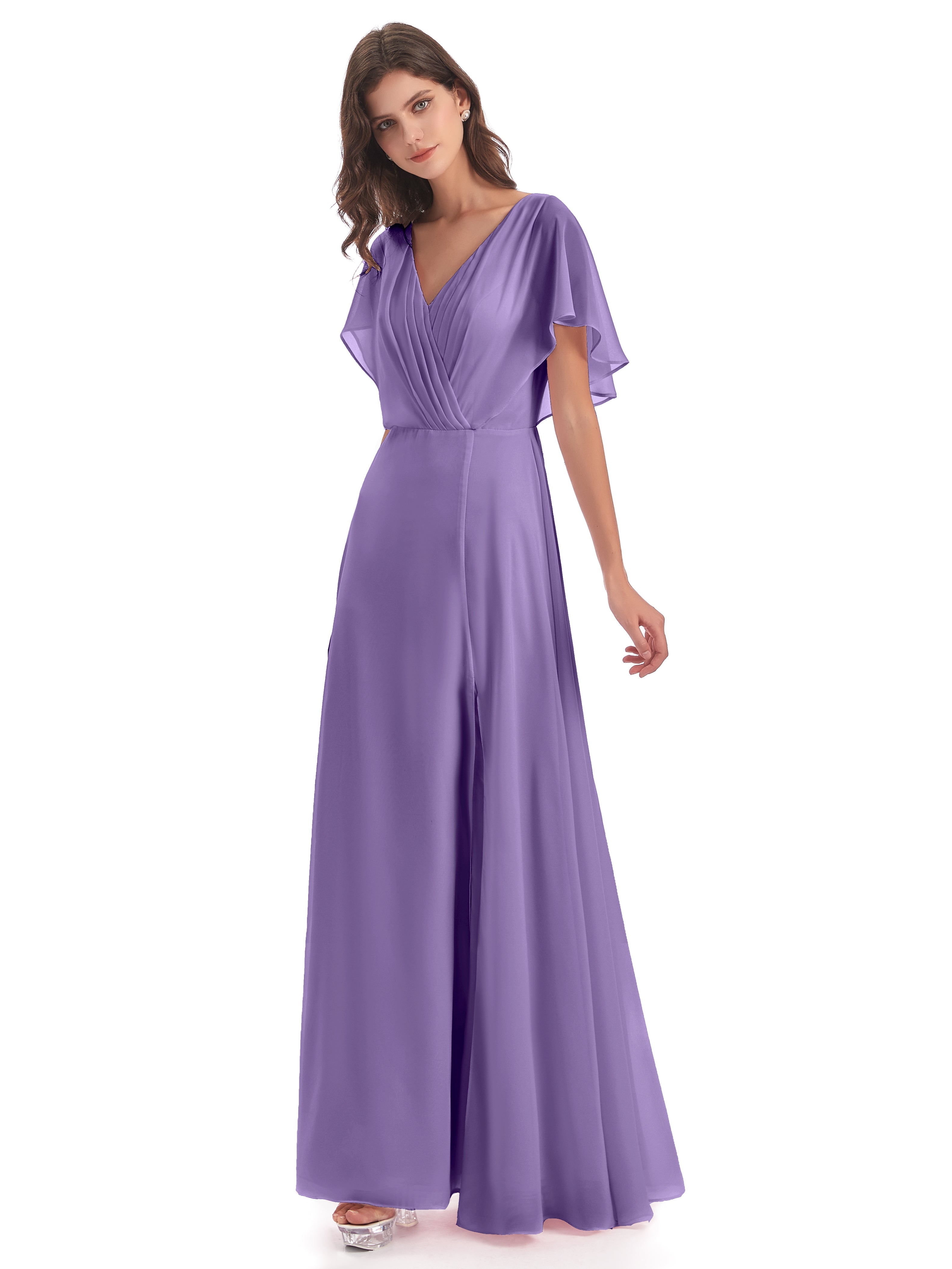 Robes De Demoiselle D'Honneur Tahiti Dos Ouvert Fendue Devant Robes Demoiselle D'Honneur