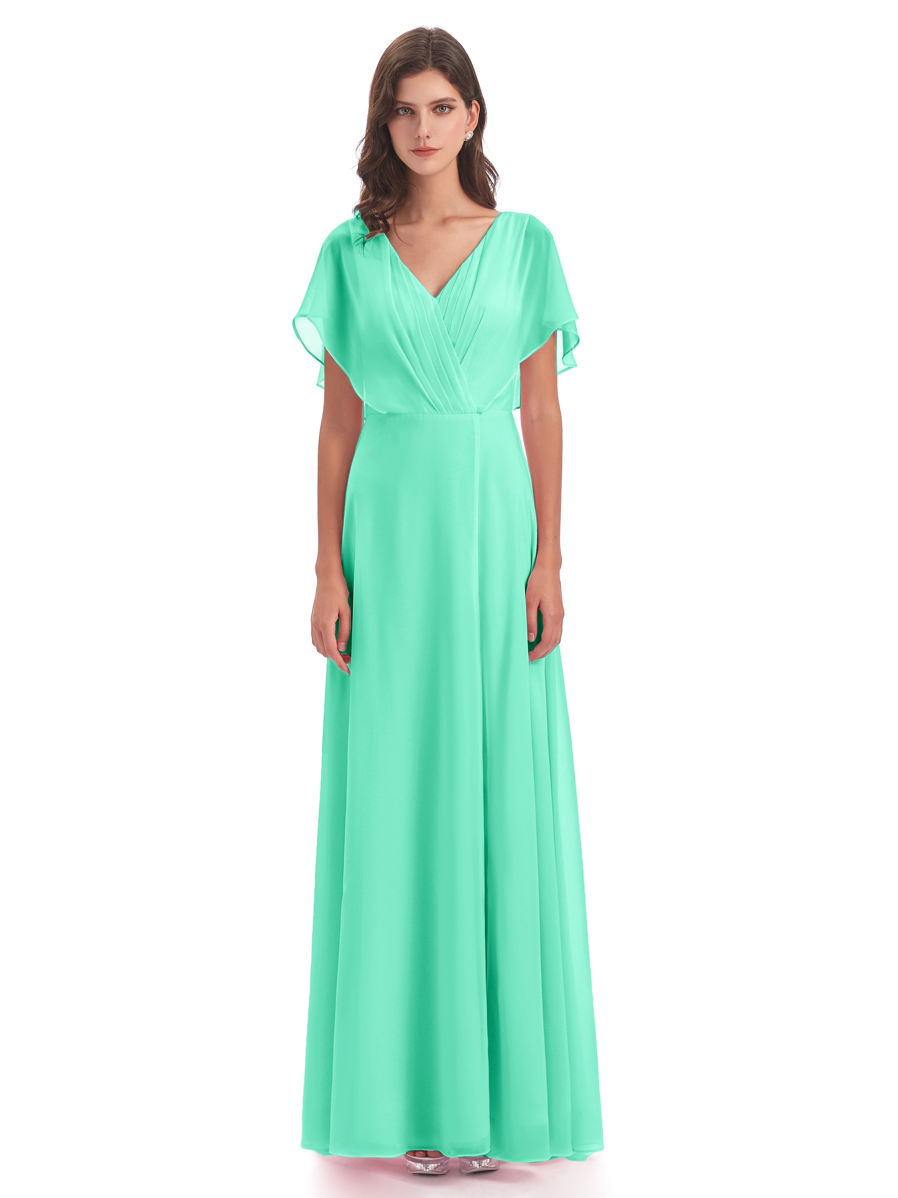 Robe Bleu Turquoise Demoiselle D Honneur Dos Ouvert Fendue Devant Robes Demoiselle D'Honneur