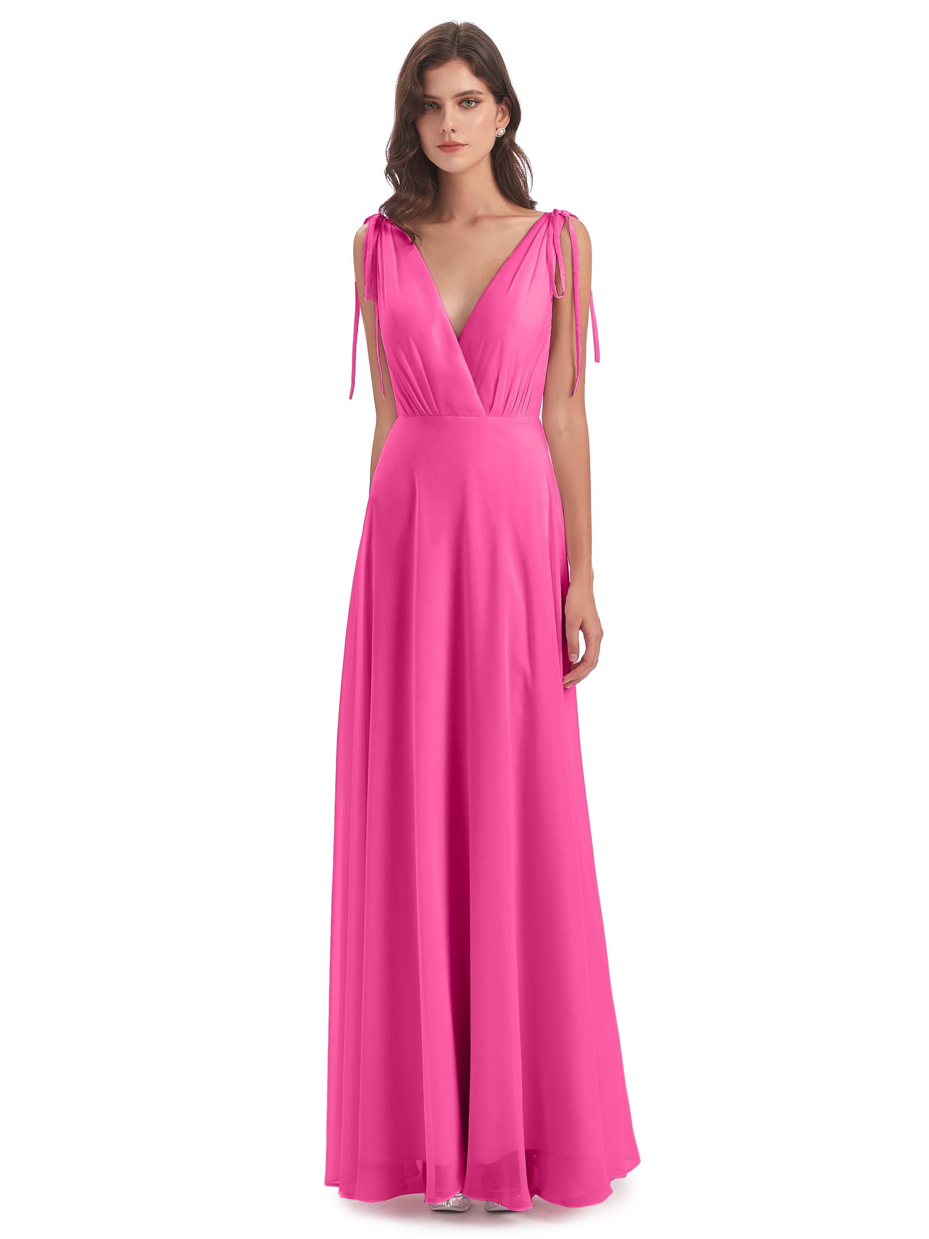 Robe Demoiselle D Honneur Azalée Dos Nu Col V Robes Demoiselle D'Honneur