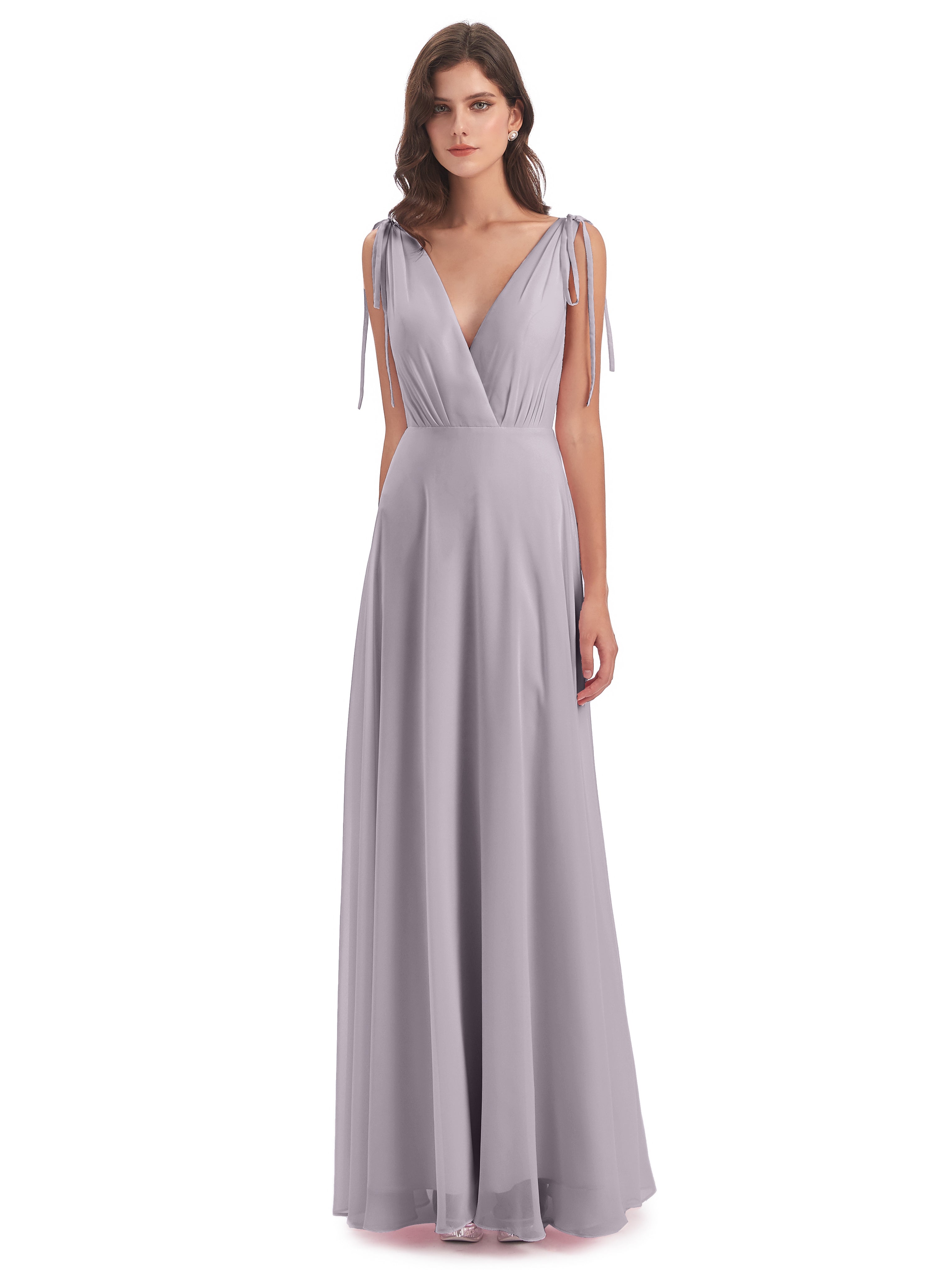 Robes De Demoiselle D'Honneur Crépuscule Dos Nu Col V Robes Demoiselle D'Honneur