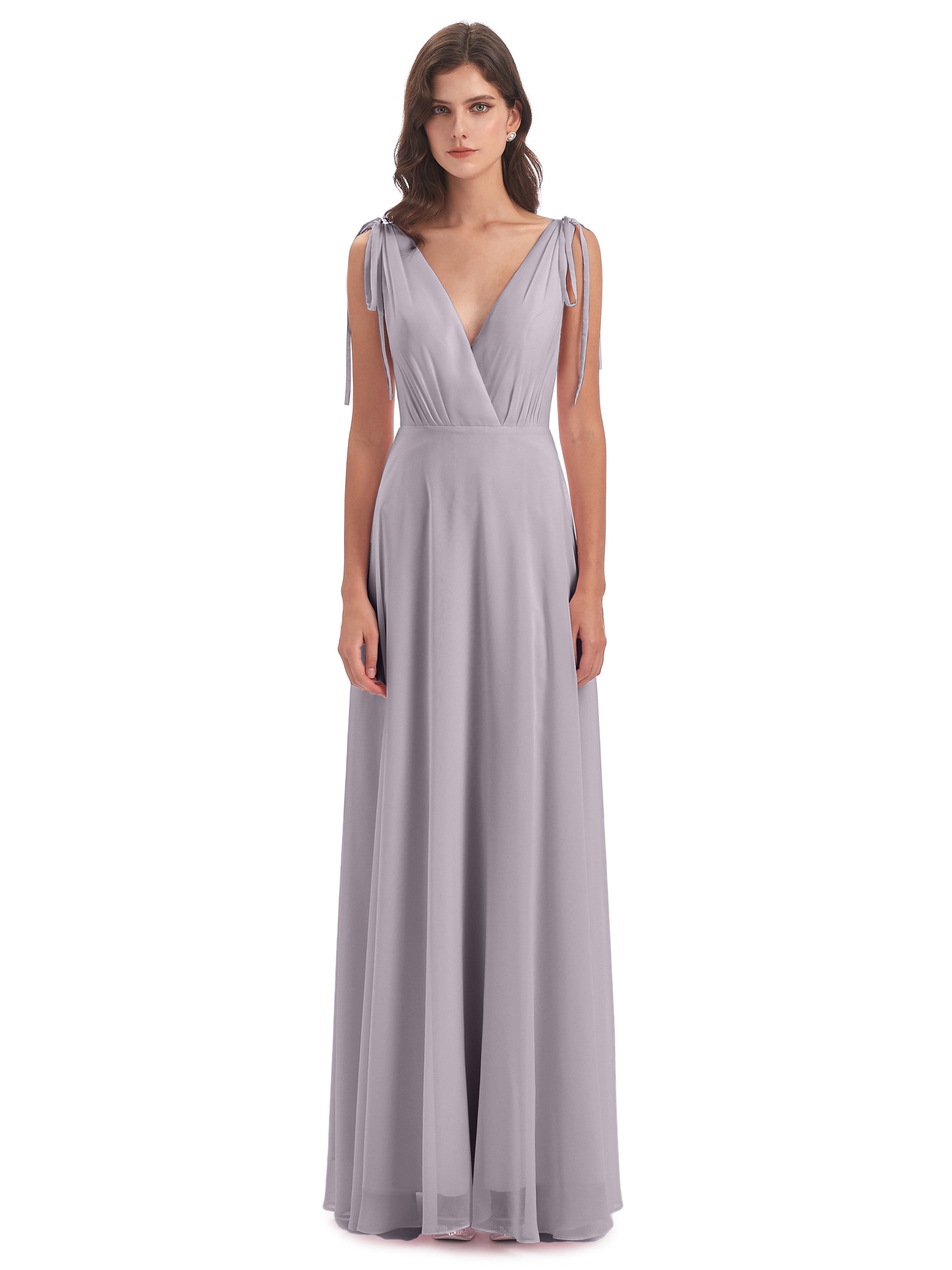 Robes De Demoiselle D'Honneur Crépuscule Dos Nu Col V Robes Demoiselle D'Honneur