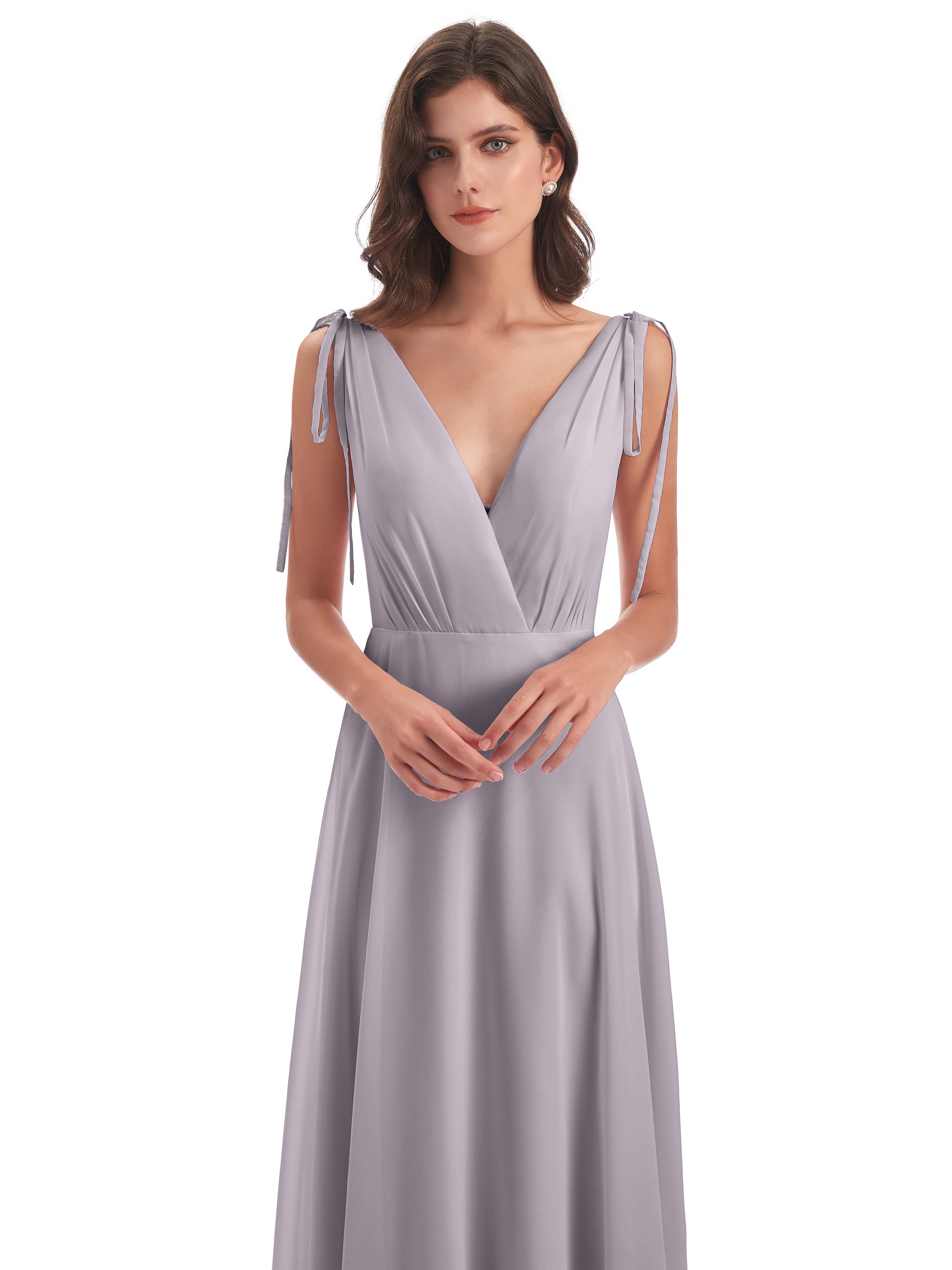 Robes De Demoiselle D'Honneur Crépuscule Dos Nu Col V Robes Demoiselle D'Honneur