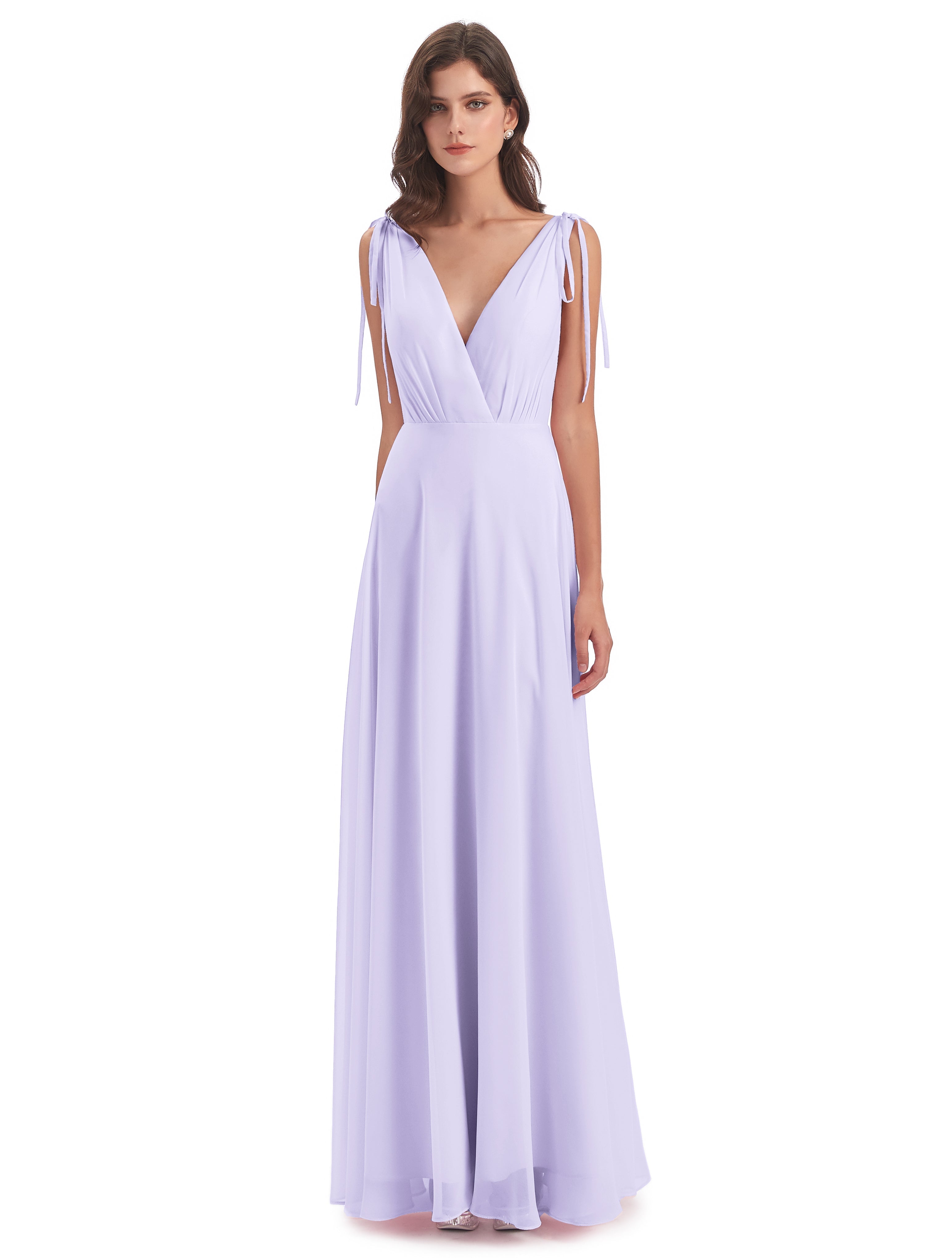 Robes De Demoiselle D'Honneur Lilas Dos Nu Col V Robes Demoiselle D'Honneur