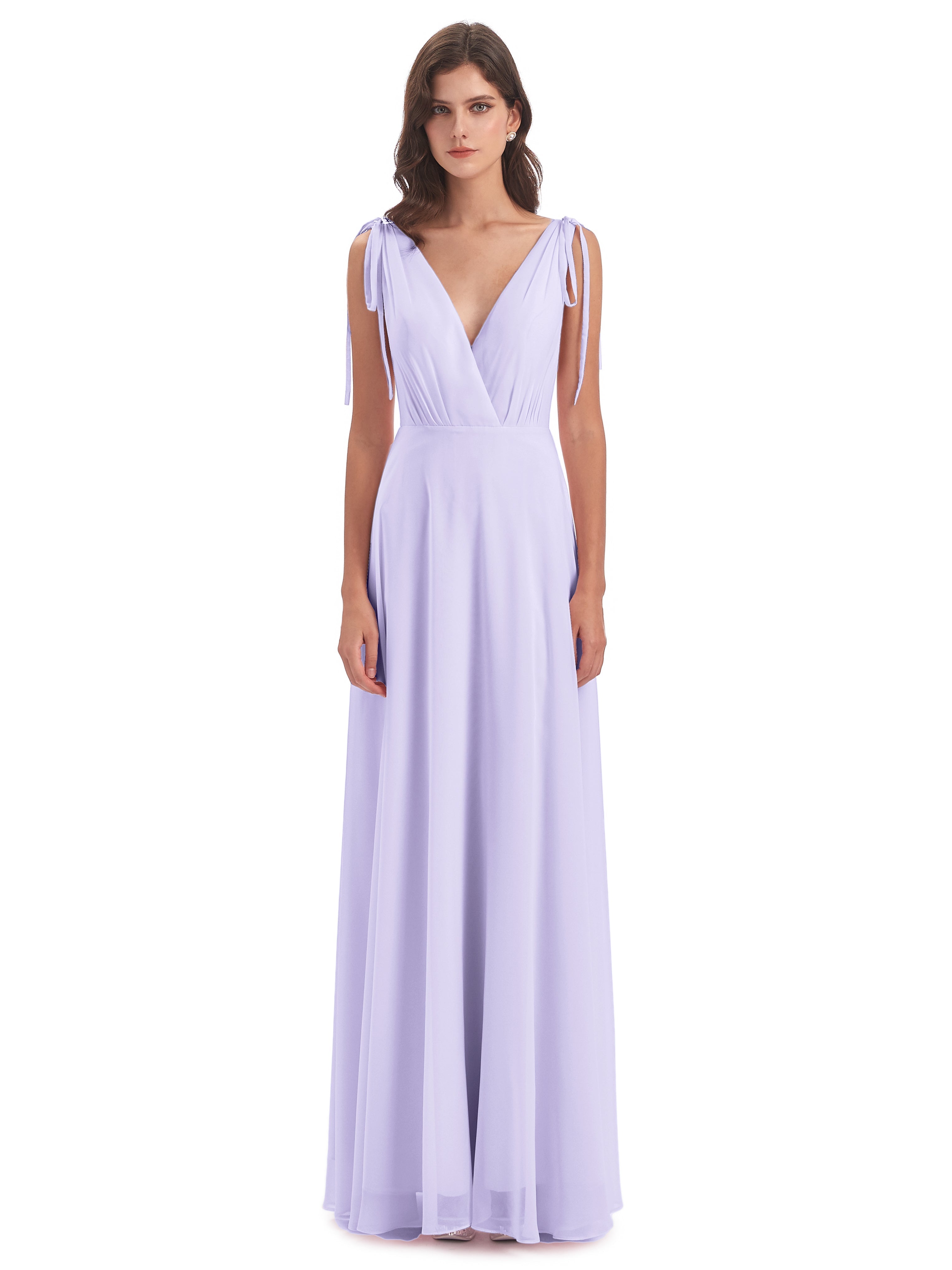 Robes De Demoiselle D'Honneur Lilas Dos Nu Col V Robes Demoiselle D'Honneur