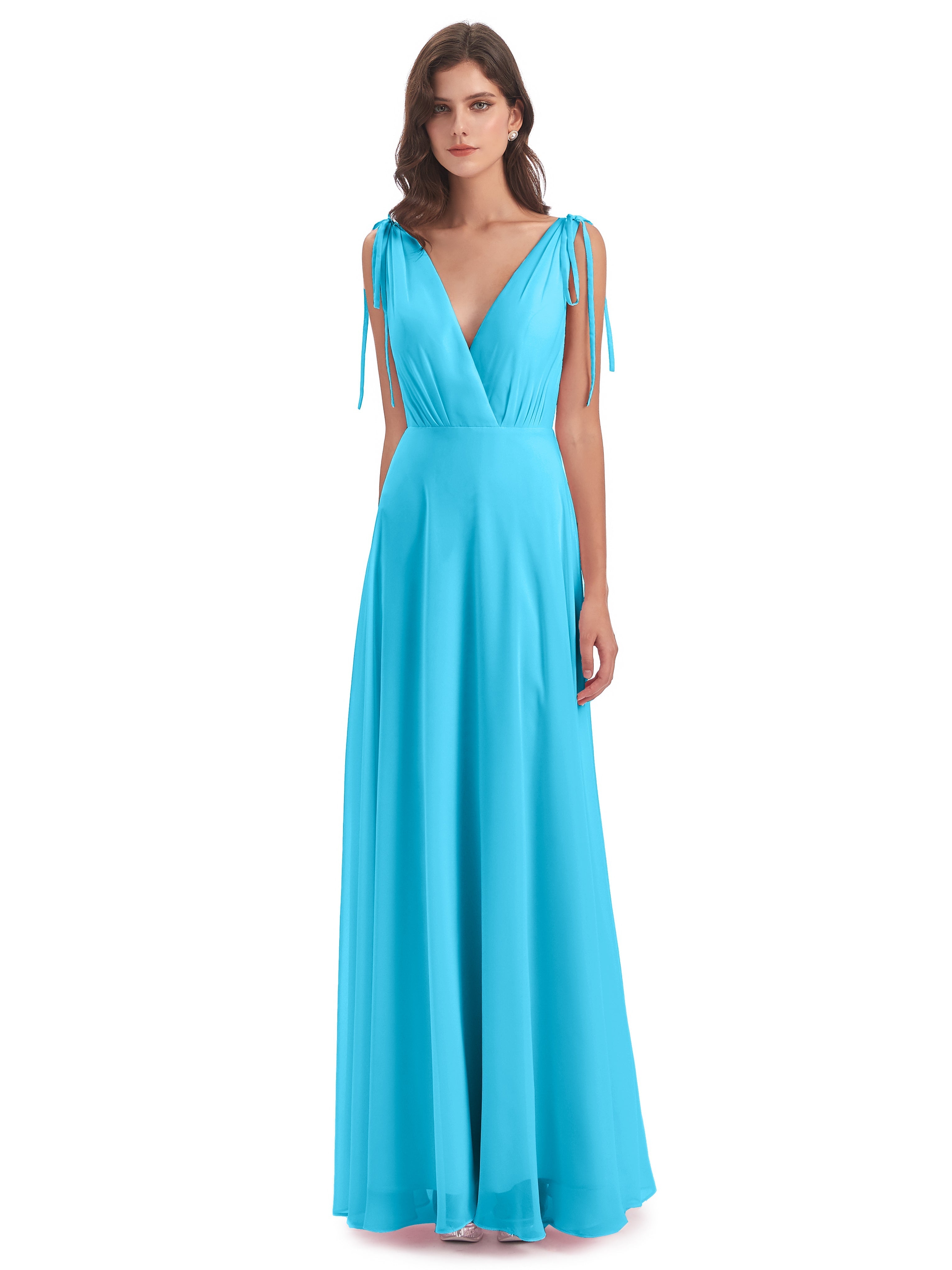 Robe De Demoiselle D'Honneur En Piscine Dos Nu Col V Robes Demoiselle D'Honneur