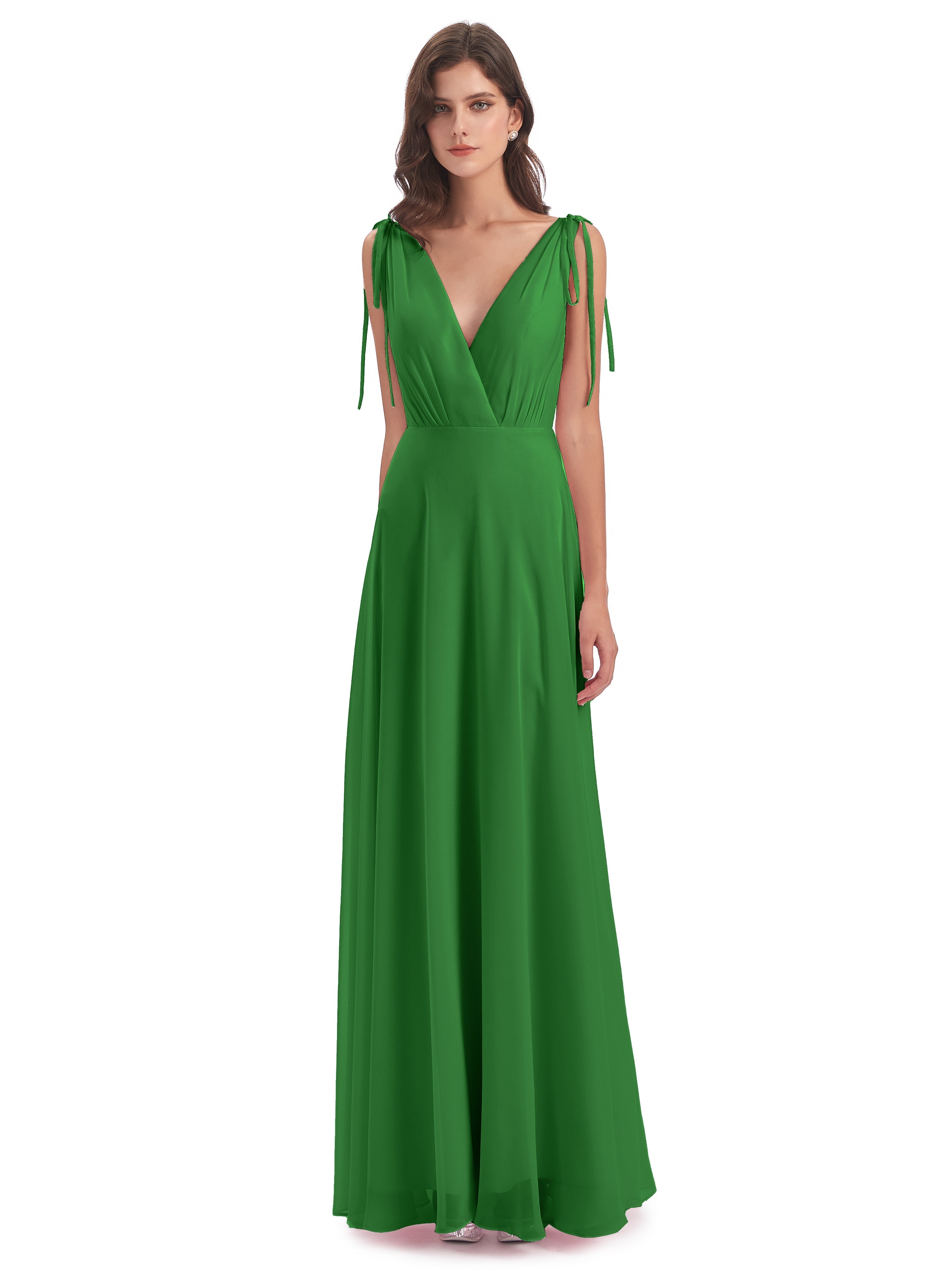 Robe De Demoiselle D Honneur Vert Dos Nu Col V Robes Demoiselle D'Honneur