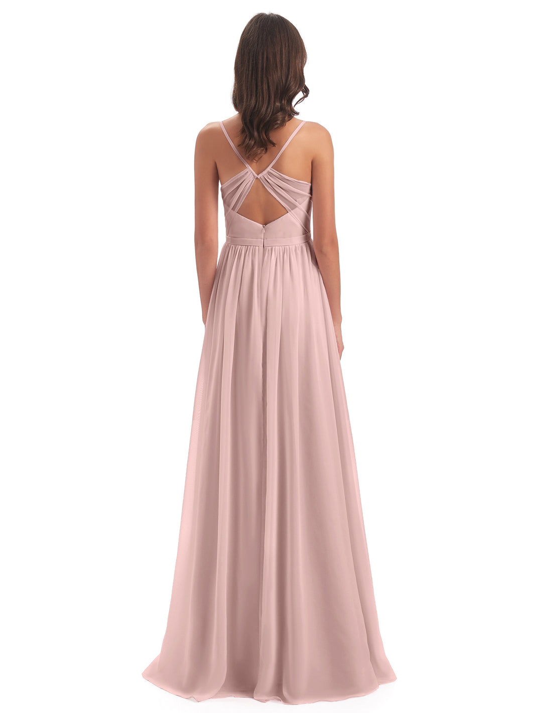 Robe De Soirée Bordeaux Formelle - Taille L/10-12, Manches Longues Transparentes, Genou